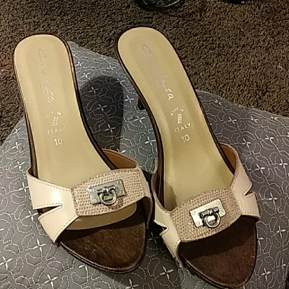 Women's heeled sandals by contessa italian shoemak